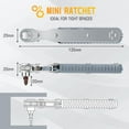 thumbnail image 3 of shiyou-1/4-Inch Drive Mini Ratchet Screwdriver Set, 4 PCS, Tight Reach, Low Profile, with 90 Degree Mini Offset Reversible Drive Handle, 3 of 4