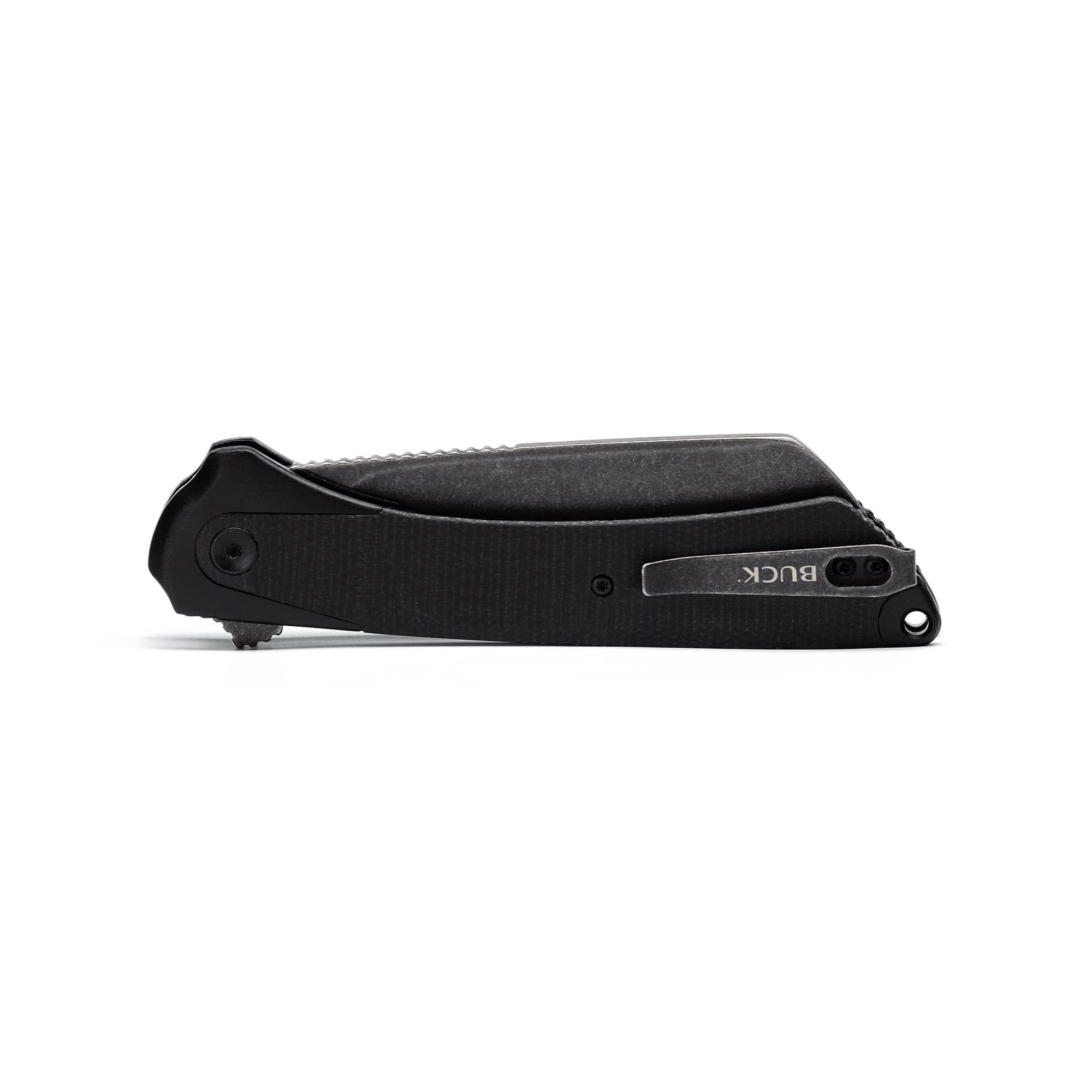Buck Knives 263 Highline XL Folding Pocket Knife, 3.81" D2 Steel Blade, Micarta Handle with Pocket Clip
