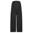 thumbnail image 4 of Women's Wide Leg Sweatpants with Pockets Long Trousers Sweatpants Drawstring Stretchy Comfortable Fabric with Pockets, 4 of 9
