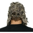 thumbnail image 3 of Lightweight 3D Leafy Camo Face Mask & Hat for Hunting,  Adjustable Camouflage Hat, Mossy Oak, 3 of 9