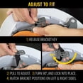 thumbnail image 4 of Gorro de seguridad Klein Tools 60407, ventilado, de ala completa, 4 of 9