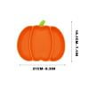 PEONAVET Dining Plate Halloween Pumpkin Large Suction Cup Complementary Food Box Integrated Compartment Tableware