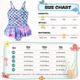 thumbnail image 3 of AIpartys Girls Swimming Costume Mermaid One Piece Swimwear Girls Ruffle Swimsuit for Kids Bikini Sets for Girls Summer Pool Beach Holiday Water Sports Surfing 2-3 Years 100 CM, 3 of 7