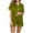 Green, variant on GERsome Womens Pajama Sets Short Sleeve Pj Two Piece Sets Comfy Lounge Sets Sleepwear Classic Notch Collar Pjs with Pockets Button Down and Shorts Loungewear S-XXL