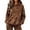 Brown, variant on Womens 2 Piece Sweatsuit Leopard Print Cheetah Print Pullover Hoodie and Matching Jogger Pants Lounge Outfit Set Lounge Tracksuit Sets