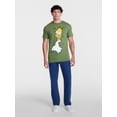 thumbnail image 2 of Homer Simpson Men's and Big Men's Graphic Tee with Short Sleeves, Sizes S-3XL, 2 of 5