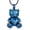 Blue, variant on Teddy Bear Urn Necklace for Ashes Ashes Necklace Funeral Memorial Pendant Keepsake Cremation Jewelry for Ashes for Human / Pets Keepsake Jewelry
