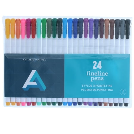 UPC: 0082435107219 | Art Alternatives Fineline Pen Set – 24-Color