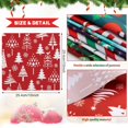 thumbnail image 3 of 60 Piezas 10 x 10 Pulgadas Tela Navideña Tela Acolchada Navideña Muñeco de Nieve Tela con Estampado de Árbol de Navidad Tela Estampada Fat Quarters Tema Navideño Cuadrados de Costura Decorativos DIY p, 3 of 3