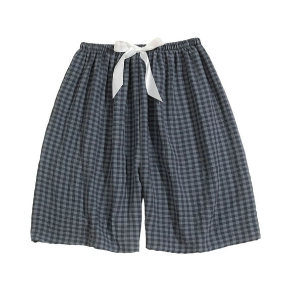 Tumotour shorts for women High Elastic Waisted Pull On Elastic Waist Summer Trendy Beach Shorts Wide Leg Shorts Spring Outfits Beach Vacation Clothes