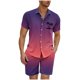 thumbnail image 1 of Mens Camisas de Manga Larga Casual Elegante Cuadrado Girar Hacia Abajo Cuello Botón Blusa, Verano de Spandex, 1 of 9