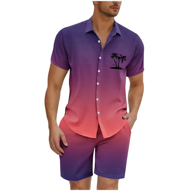 Mens Camisas de Manga Larga Casual Elegante Cuadrado Girar Hacia Abajo Cuello Botón Blusa, Verano de Spandex
