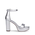 thumbnail image 2 of Sandalias de Plataforma para Mujer Dream Pairs Plata Tacón de 10 cm, 2 of 7