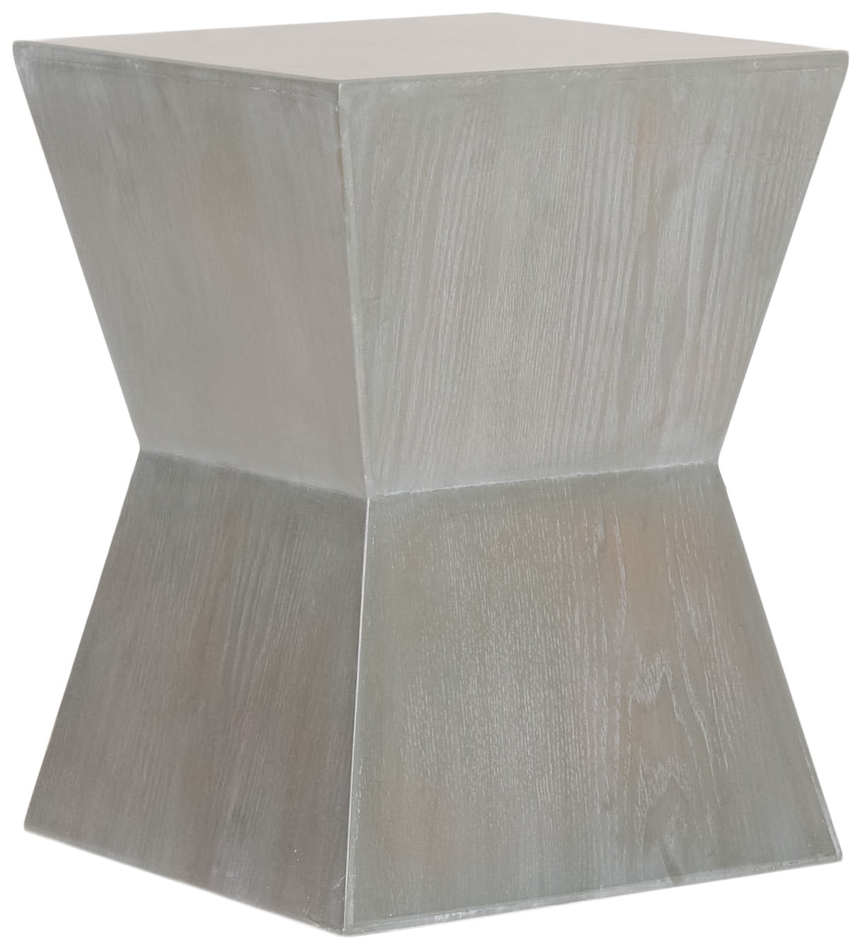 SAFAVIEH Lotem Solid Curved Square Top Accent Table, French Grey