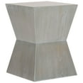 thumbnail image 2 of SAFAVIEH Lotem Solid Curved Square Top Accent Table, French Grey, 2 of 5