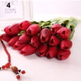 thumbnail image 2 of Mdesiwst 1Pc Real Touch Artificial Flowers Tulips Bouquet Party Home Wedding Fake Bridal Silk Accessory, 2 of 5