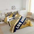 thumbnail image 3 of Erosebridal Football Comforter Sets Queen Size,Ball Game Bedding Queen Comforter Set,Sport Decor (Los Angeles),Reversible,Super Cozy,3-Piece, 3 of 7