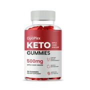 Optiplex Keto Gummies, Apple Cider Vinegar, Maximum Strength for Men and Women Dietary Supplement , Made in USA(1 Pack)