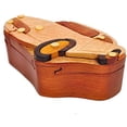 thumbnail image 3 of Car Handmade All Natural Exotic Wood Puzzle Trinket Box, 3 of 4