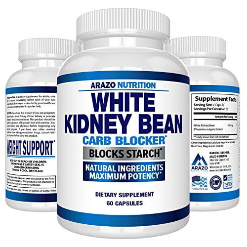 White Kidney Bean Extract 100 Pure Carb Blocker and Fat Absorber for