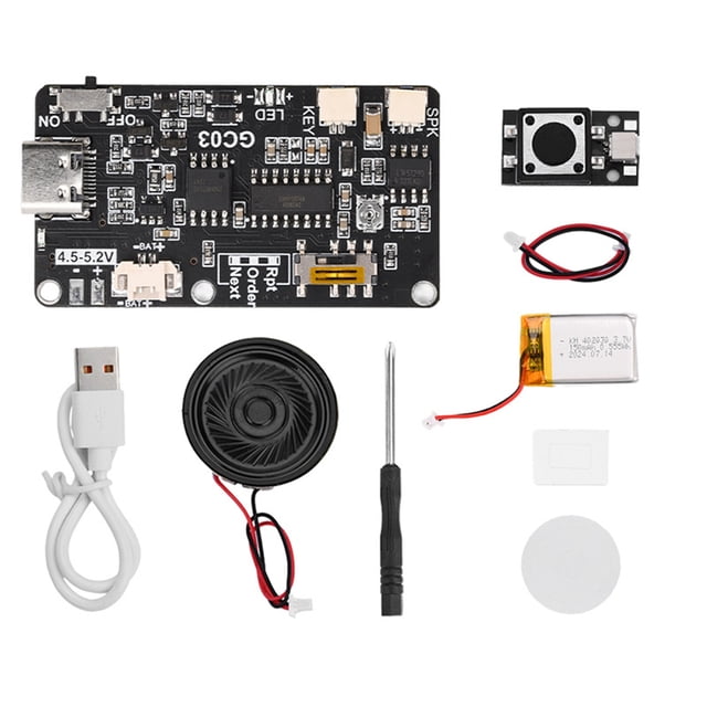 relayinert PCB Customizable Music Christmas Birthday Card With USB Music Download Supports Various Playback 2
