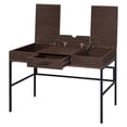 thumbnail image 3 of ACME Verster Built-in USB Port Writing Desk in Oak and Black, 3 of 8