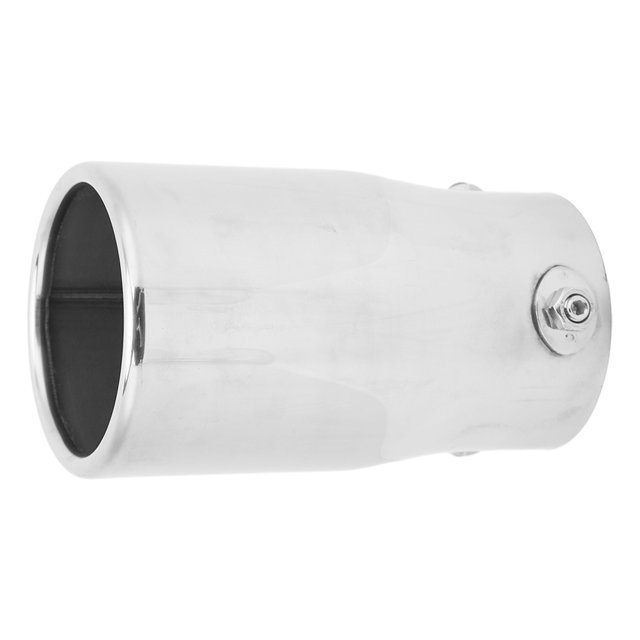 Tubo de escape 76x89mm Tubo de escape automotriz Punta de silenciador de escape de acero inoxidable Universal para automóvil