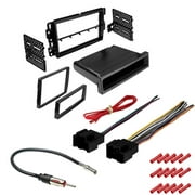 GSKIT801 Car Stereo Installation Kit for 2009-2012 Chevrolet Traverse - in Dash Mounting Kit, Wire Harness, Antenna Adapter for Double or Single Din Radio Receivers