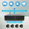 Pyle PTA44BT Bluetooth Home Theater Amp, 500W 4-Channel Stereo Receiver ...