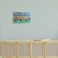 thumbnail image 2 of Beach Dock Women Summer Fun Coastal Painting Unframed Art Print Wall Art, 2 of 6