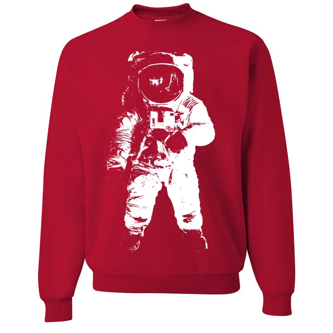 red nasa sweater