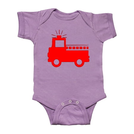 

Inktastic Red Fire Engine Gift Baby Boy or Baby Girl Bodysuit