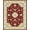 Red, Pattern 1, variant on ODIKA 8'x10' Washable Area Rug Vintage Oriental Medallion With Intricate Scroll Border Design for King Size Bedroom Under Bed, Master Suite, Non-Shedding, Easy Care