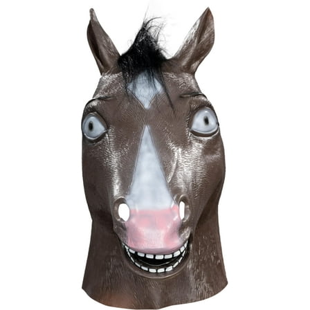 Funny Cartoon TV Series Jack Horse Guy Halloween Costume Cosplay Mask