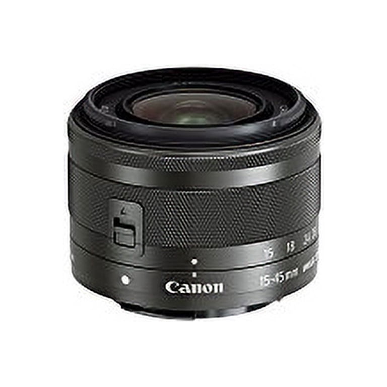 Canon EF-M 15-45mm F/3.5-6.3 IS STM Lens, Graphite, Compact Zoom