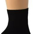 thumbnail image 3 of Sierra Socks Men's Socks Low Cut Crew Ankle 3 Pair Pack Socks Black Cushioned, 3 of 4