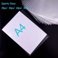 thumbnail image 3 of 60 Pcs A4 Clear Plastic File Folders A4 Cut Flush Wallets, 3 of 5