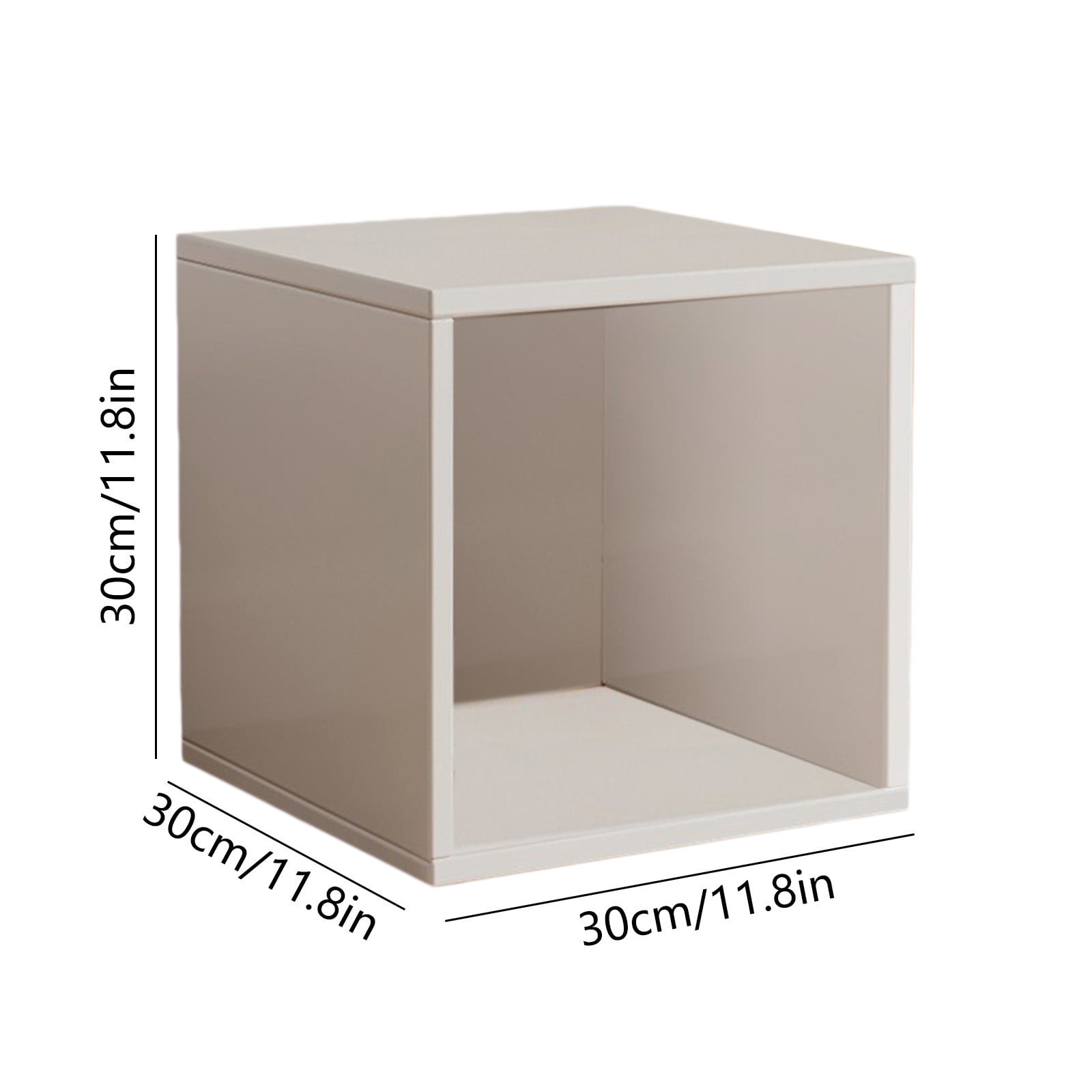 Cube Storage Organizer, Stackable Cubby Shelf for Home Books Clothes Toy, Bookcase Closet Organizer, Stack Open Cube for Bedroom Office