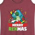 thumbnail image 3 of Toy Story - Merry Rexmas - Women's Racerback Tank Top, 3 of 5