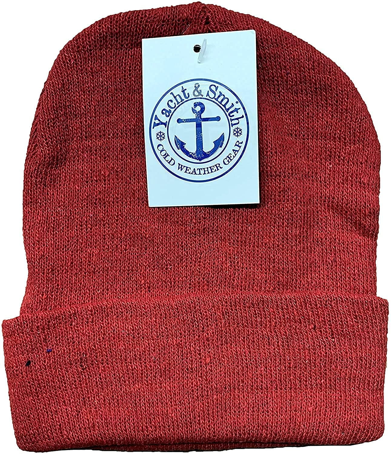 Yacht & Smith 24 Pack Kids Winter Beanie Hat Assorted Colors Bulk Pack Warm Acrylic Cap for Children