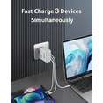 thumbnail image 4 of Entronix 50W Wall Charger – Dual USB-C & USB-A Fast Charging Plug, 4 of 5