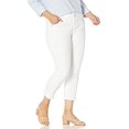thumbnail image 2 of Democracy womens Plus Size Ab Solution Crop Jeans, Optic White, 18 US, 2 of 4