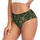 thumbnail image 2 of Balery Green Camouflage Skull Ropa Interior de Algodón para Mujer con Dibujo – Braguitas Cómodas y Elásticas, Estilo Clásico-4X-Large, 2 of 6