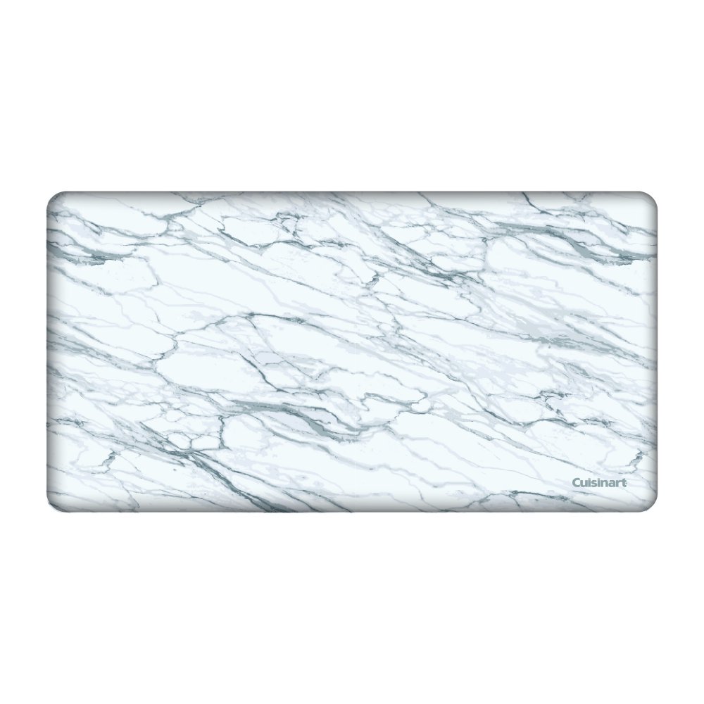Cuisinart White Marble Kitchen Mat