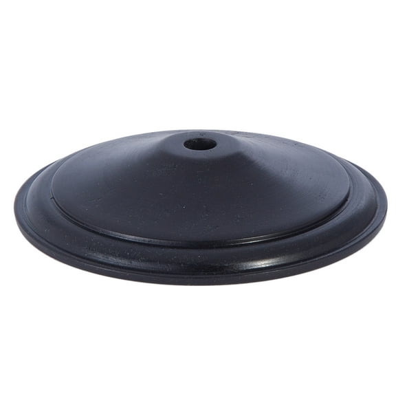 B&P Lamp® 5 Inch Diameter Wooden Vase Cap, Waxed Black Finish