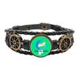 thumbnail image 1 of Earth Protect Environmental Protect Leather Braided Ocean Bracelet Wristband, 1 of 4