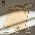 thumbnail image 4 of Top Cotton Pack of 12 – 100% Cotton Reusable Tote Bags – Bulk Grocery, Shopping, DIY, Beach & Gift Use (Brown Melange), 4 of 6