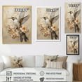 thumbnail image 4 of Designart "Hummingbird Amidst Floral Harmony I" Animals Hummingbird Floater Framed Canvas Wall Art, 4 of 5