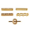thumbnail image 4 of Decorative Rings , Exquisite Workmanship Metal Material Watchband Decorate Gold Watch Band Decorate Gift For Friends Family Co Workers, 4 of 8