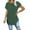 Green-02, variant on Mittory Womens Summer Oversized T Shirts Casual Short Sleeve Loose Side Split Tops Gym Workout Top